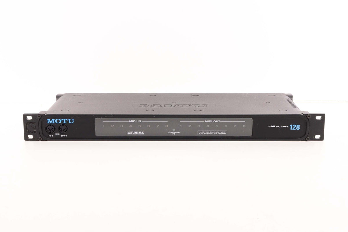 MOTU Midi Express 128 8-Output Midi Thru Box — SpenCertified