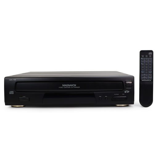 Magnavox CDC725 5 Disc Carousel CD Changer-Electronics-SpenCertified-refurbished-vintage-electonics