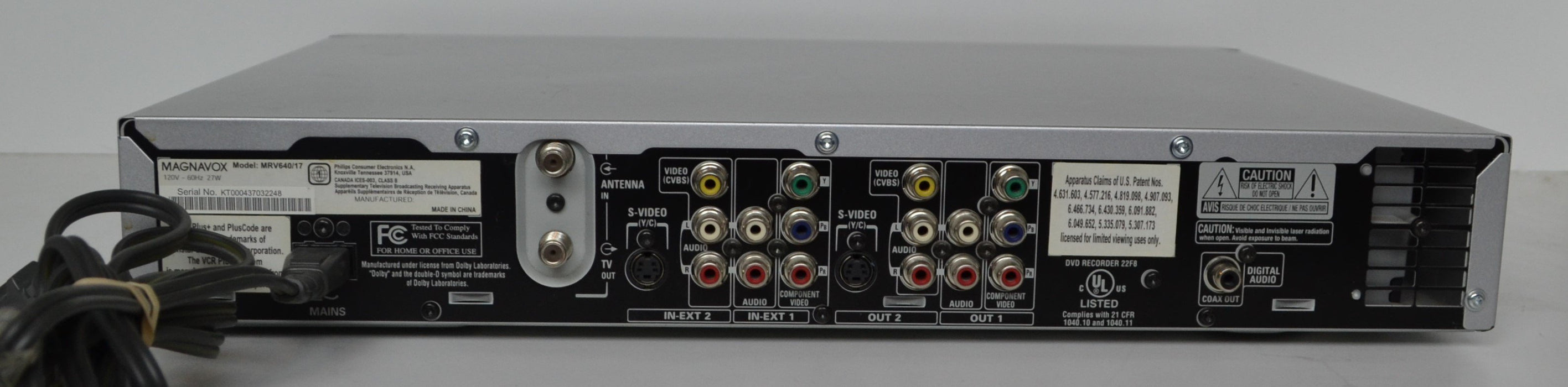 Magnavox MRV640 DVD Recorder-Electronics-SpenCertified-refurbished-vintage-electonics