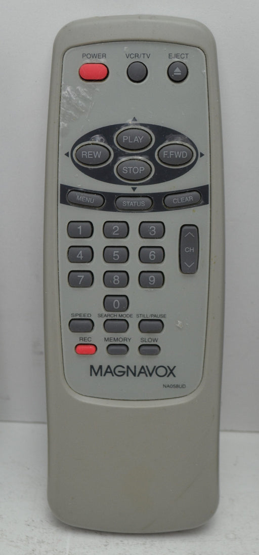 Magnavox NA058UD - Video Cassette Recorder - Remote Control-Remote-SpenCertified-refurbished-vintage-electonics