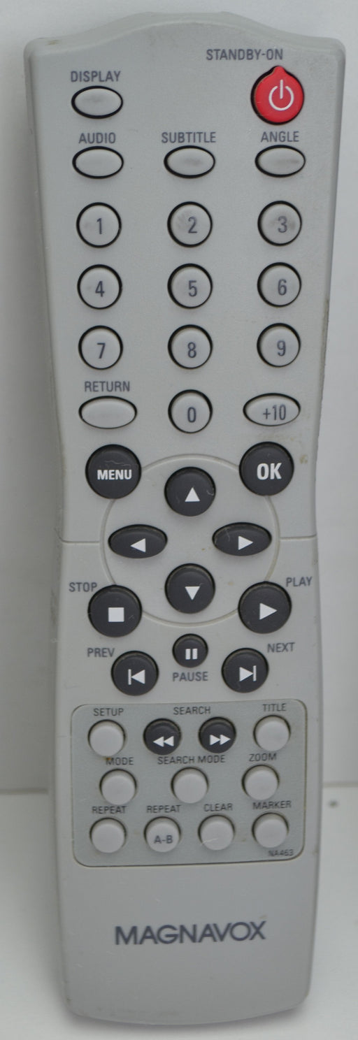 Magnavox NA463 DVD Remote Control MDV456/17
MDV45617
MDV11017
MDV110-Remote-SpenCertified-refurbished-vintage-electonics