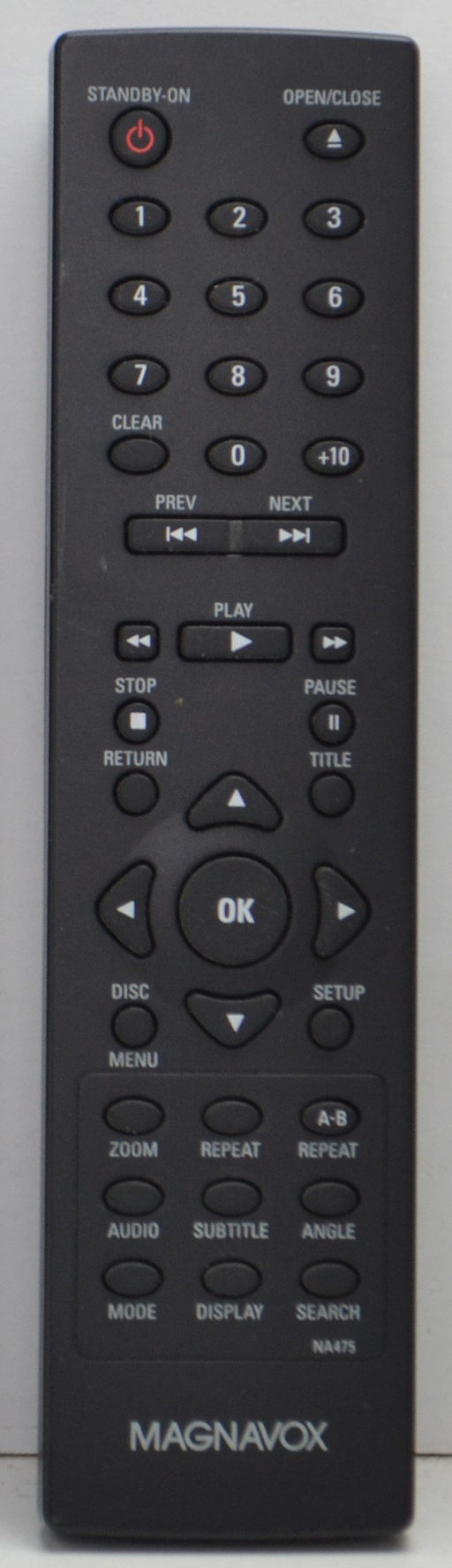 Magnavox NA475 DVD Player Remote Control for Model CDP170MW8 and More-Remote-SpenCertified-refurbished-vintage-electonics