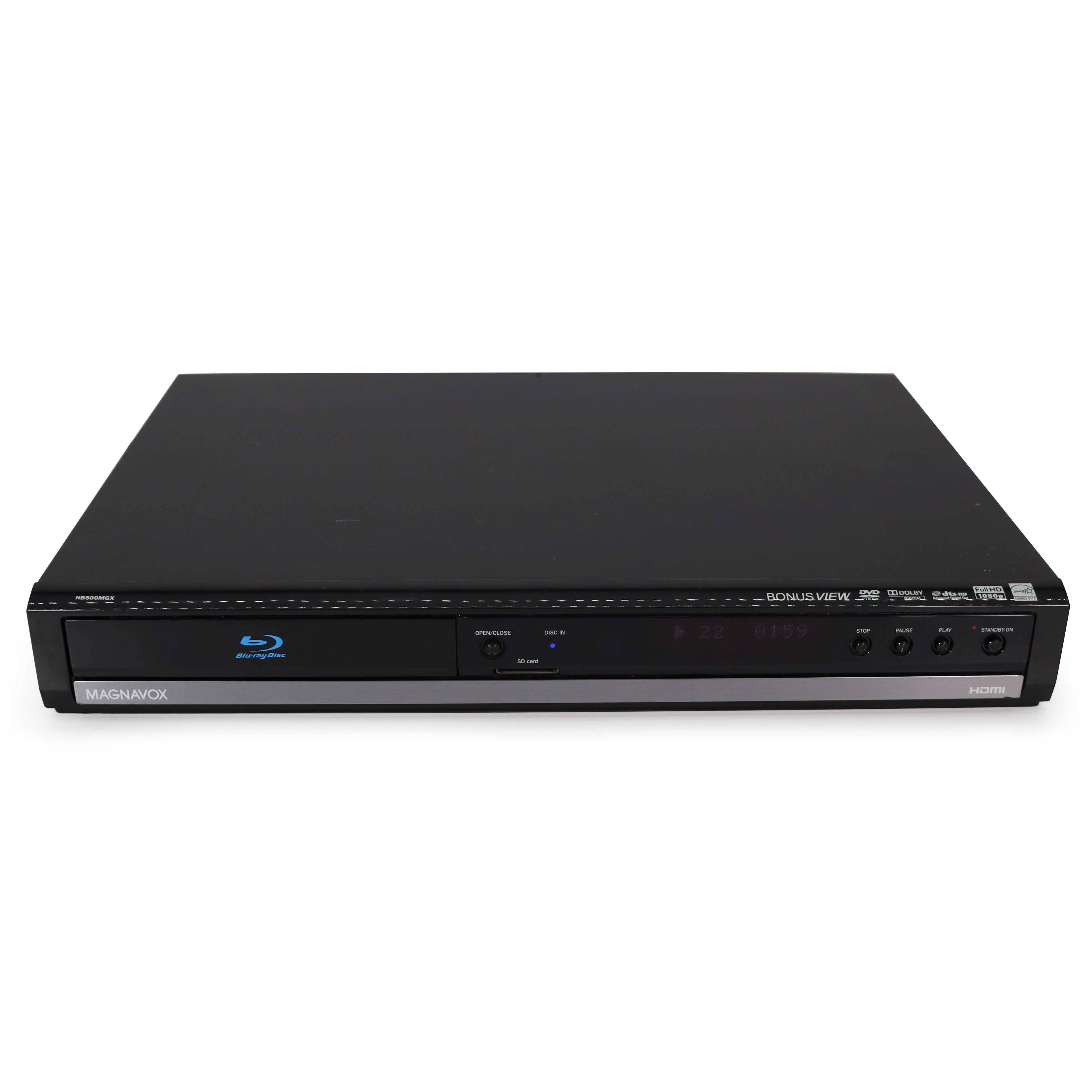 Magnavox NB500MGX A Single Disc Blu-Ray/DVD Player