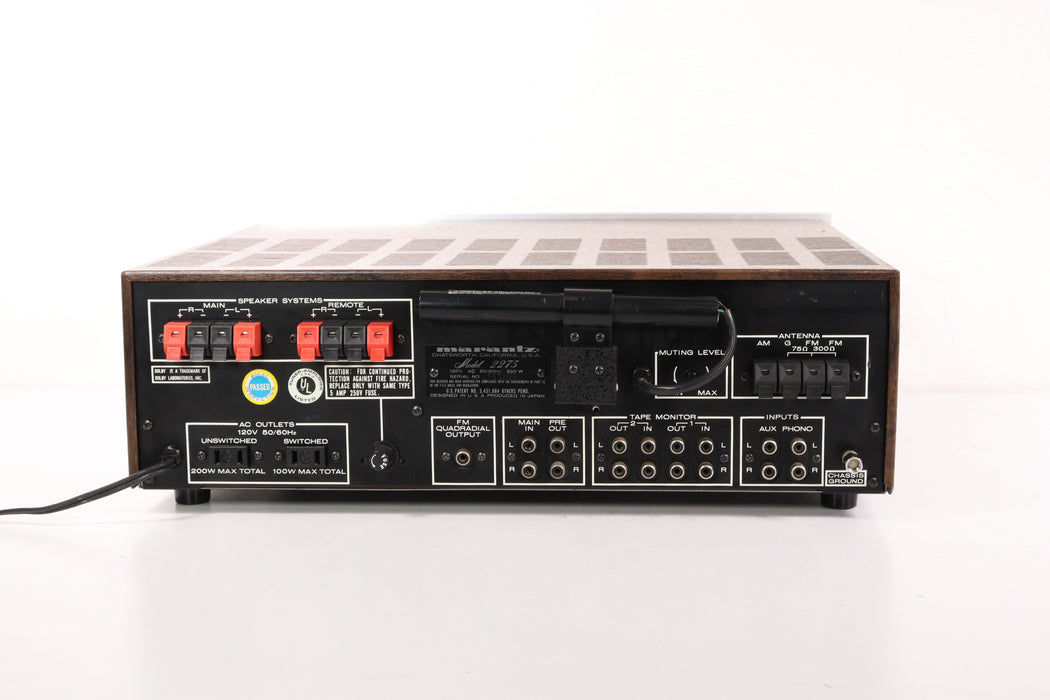 Marantz 2275 Stereophonic Vintage Amplifier Receiver High Quality 75 Watts Per Channel-Audio Amplifiers-SpenCertified-vintage-refurbished-electronics