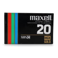 Maxell TC-20 HGX [G] Video Cassette VHSC VHS-C Compact VHS (5 Pack)