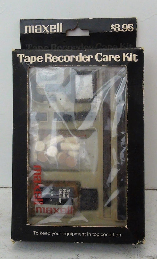 Maxell Tape Recorder Care Kit Cleaner - New-Electronics-SpenCertified-refurbished-vintage-electonics