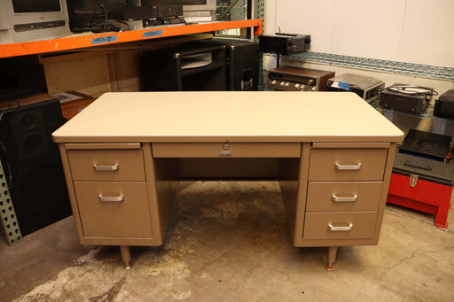 McDowell & Craig Tanker Desk Home Office Vintage Retro-Desks-SpenCertified-vintage-refurbished-electronics