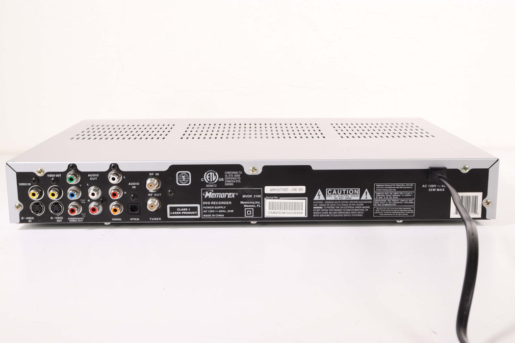 Memorex DVD Recorder MVDR 2100 Home Video Recording System-DVD & Blu-ray Players-SpenCertified-vintage-refurbished-electronics