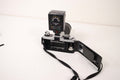 Minolta XG1 Vintage Film Camera Set With Case Flash and Zoom Lens