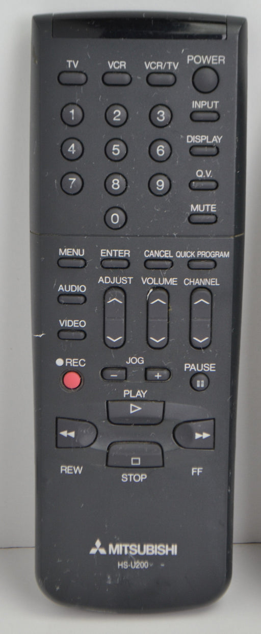 Mitsubishi HS-U200 VCR VHS Player Remote Control Transmitter Clicker-Remote-SpenCertified-refurbished-vintage-electonics