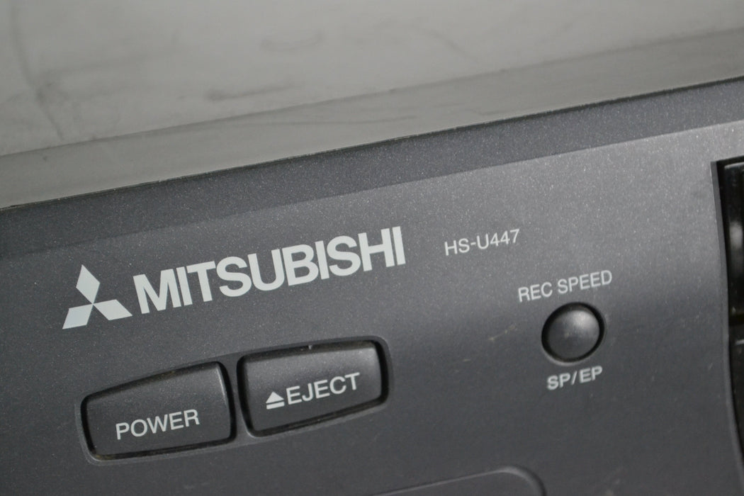 Mitsubishi HS-U447 VCR Video Cassette Recorder Player-Electronics-SpenCertified-refurbished-vintage-electonics
