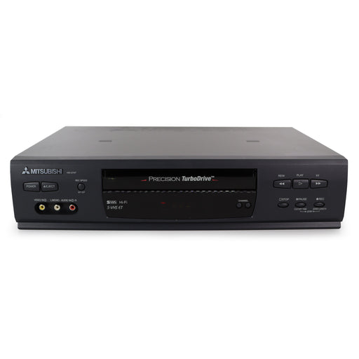Mitsubishi HS-U747 VCR/VHS Player/Recorder Super VHS S-Video-Electronics-SpenCertified-refurbished-vintage-electonics