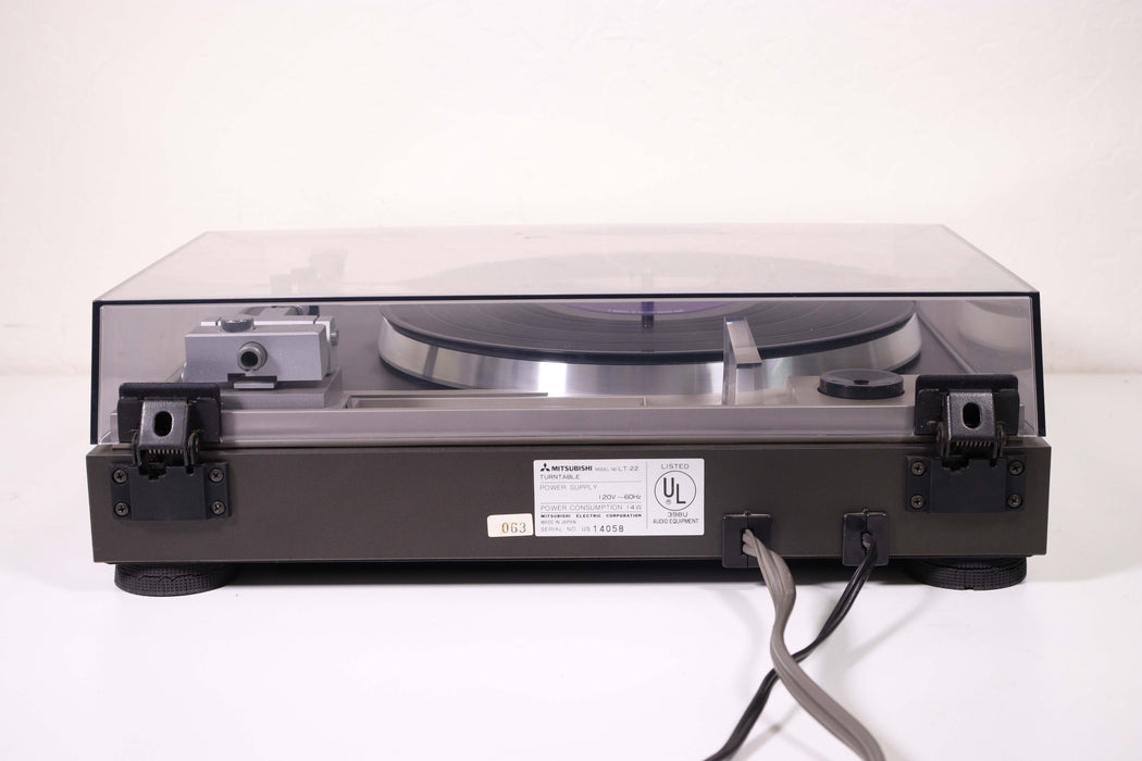 Mitsubishi LT-22 PLL Quartz Logic Controlled Linear Tracking Turntable-Turntables & Record Players-SpenCertified-vintage-refurbished-electronics