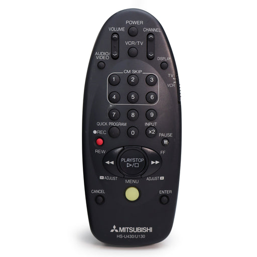 Mitsubishi Remote Control HS-U430/U130 For Mitsubishi VCR/VHS Player Model U430/U130-Remote-SpenCertified-refurbished-vintage-electonics