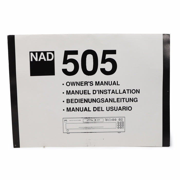 NAD 505 Multiple Play 5 Disc Compact Disc Player-Electronics-SpenCertified-refurbished-vintage-electonics