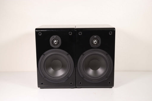 NHT SB2 Now Here This Small Piano Black Speaker Pair Set-Speakers-SpenCertified-vintage-refurbished-electronics