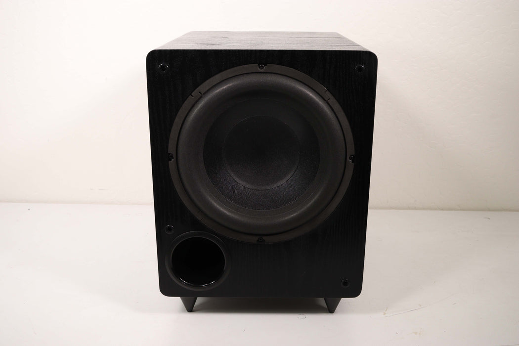 NXG NX-PROSUB125 10" Subwoofer for Home Stereo Small Black Ported-Speakers-SpenCertified-vintage-refurbished-electronics