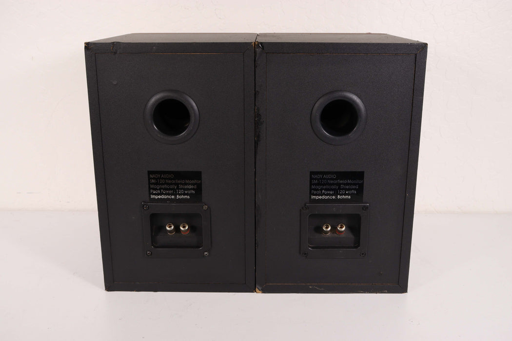 Nady Audio SM-120 Magnetically Shielded Nearfield Monitor Bookshelf Speaker Pair-Speakers-SpenCertified-vintage-refurbished-electronics