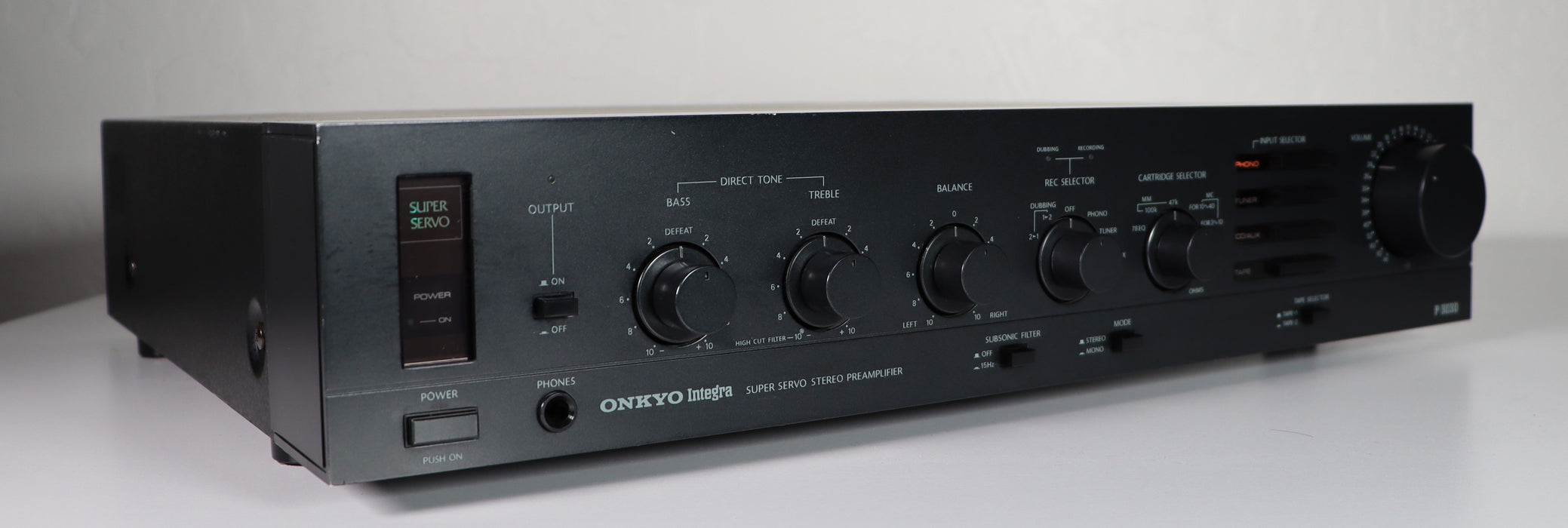 ONKYO Integra Super Servo Stereo Preamplifier Preamp P 3030-Phono Preamps-SpenCertified-vintage-refurbished-electronics