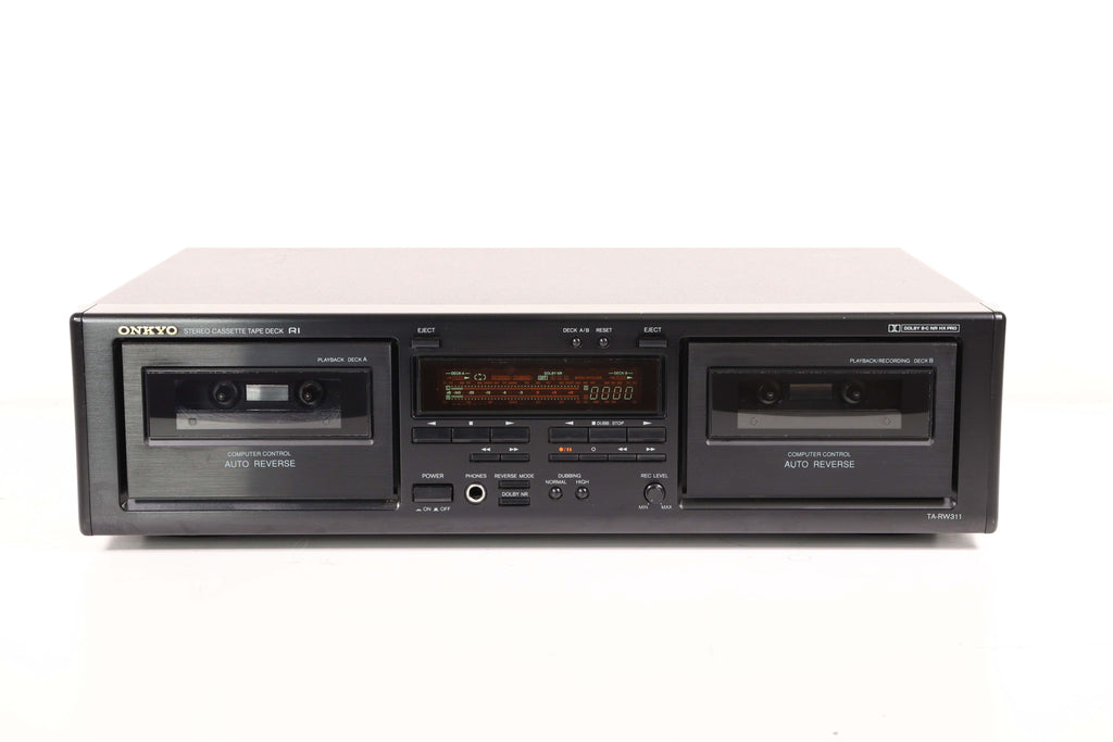 ONKYO TARW311 Dual Cassette Deck Recorder Tape Player