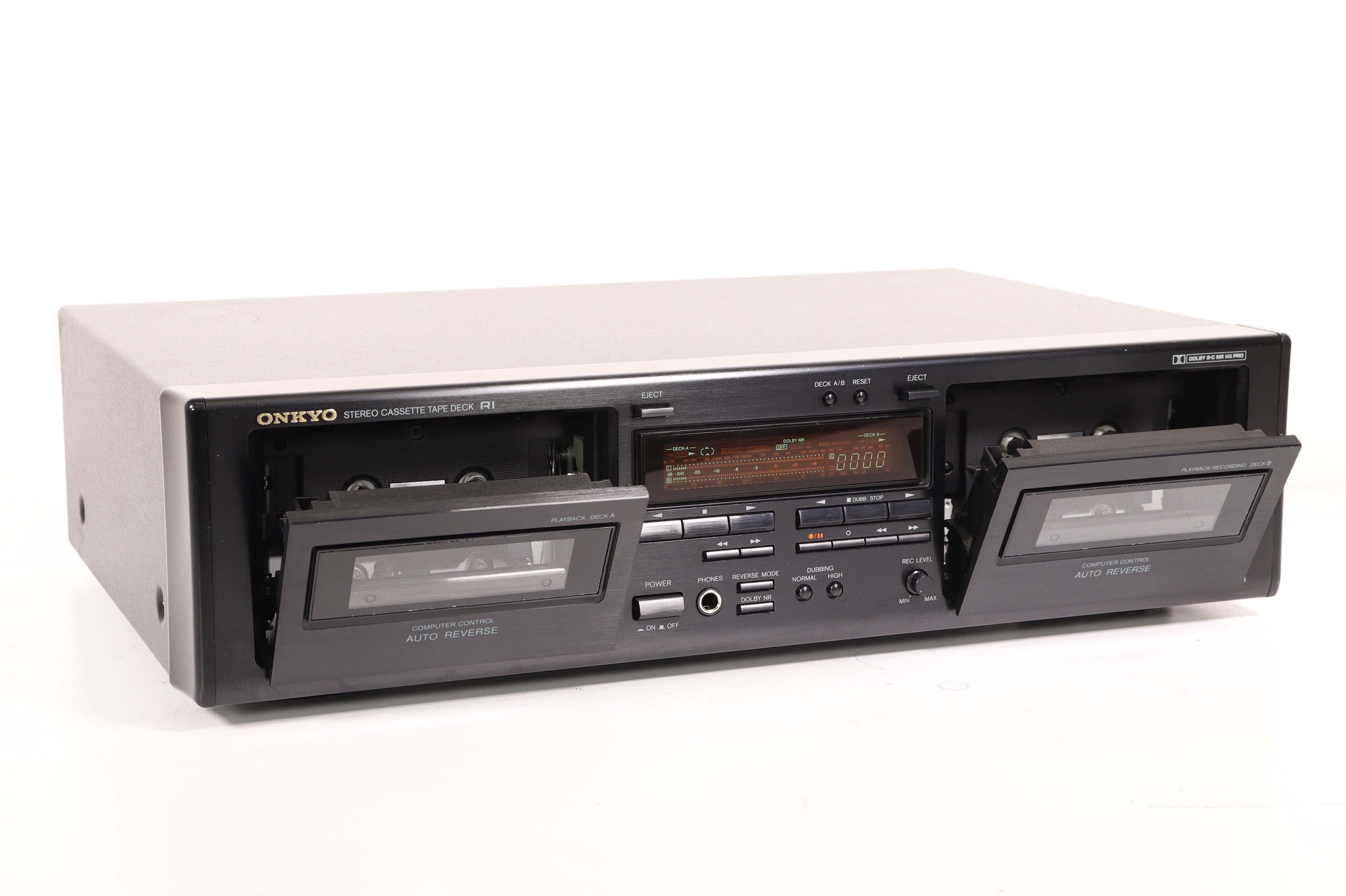 Onkyo Cassette Deck TA-R301 HX Pro Made In Japan Tested SEE DESCRIPTION Onkyo Cassette Deck TA-R301 HX Pro Made In Japan Tested SEE DESCRIPTION