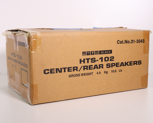 OPTIMUS HTS-102 Front Speakers Passive (Black)-Speakers-SpenCertified-vintage-refurbished-electronics