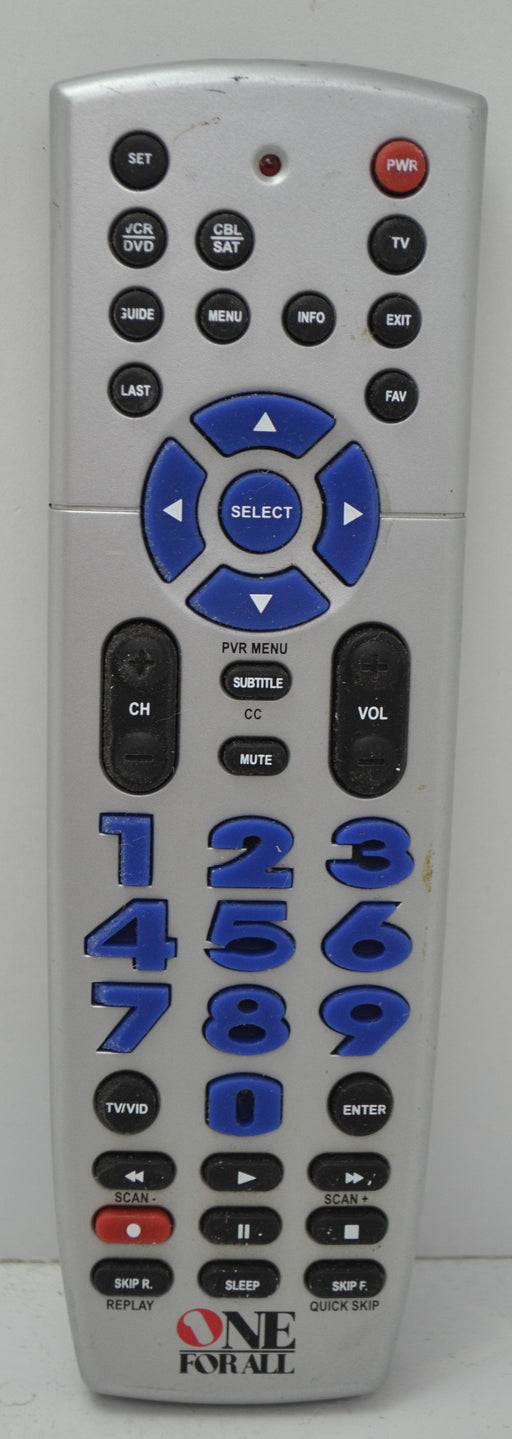 OneForAll - URC-3220 - DVD / VCR / CABLE / SAT / Video System - Universal Remote Control-Remote-SpenCertified-refurbished-vintage-electonics