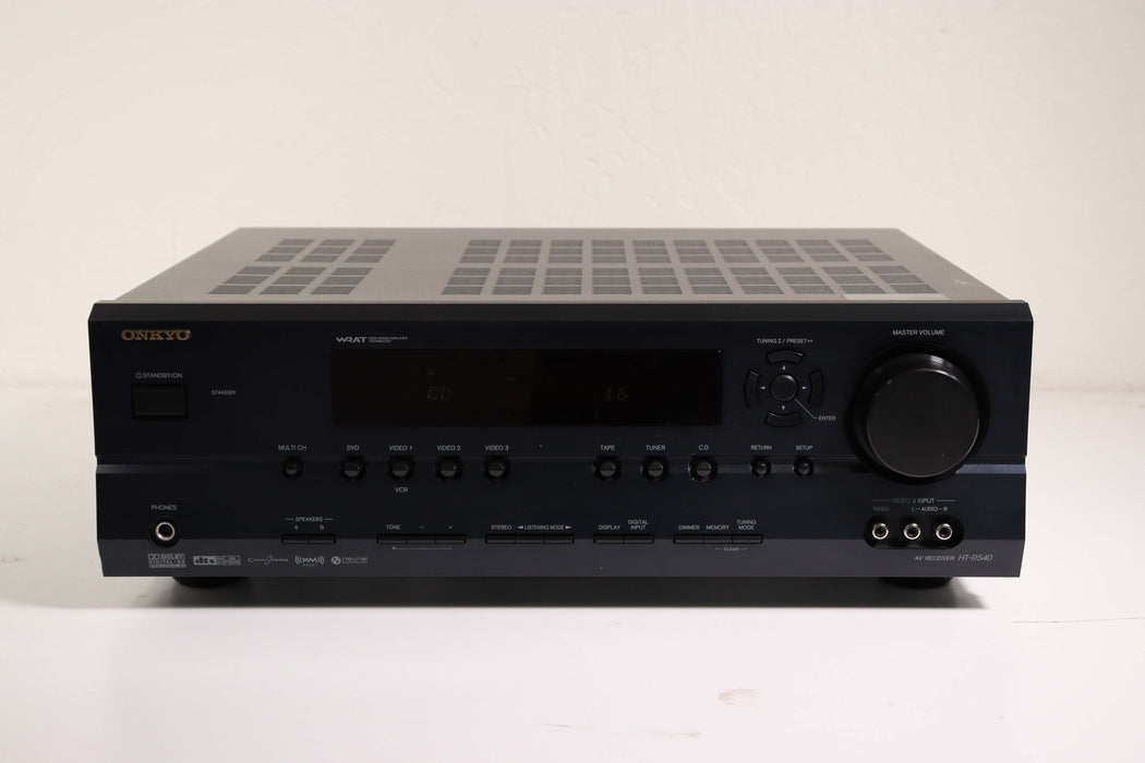 Onkyo AV Receiver HT-R540 7.1 Channel Surround Sound XM Radio-Audio Amplifiers-SpenCertified-vintage-refurbished-electronics