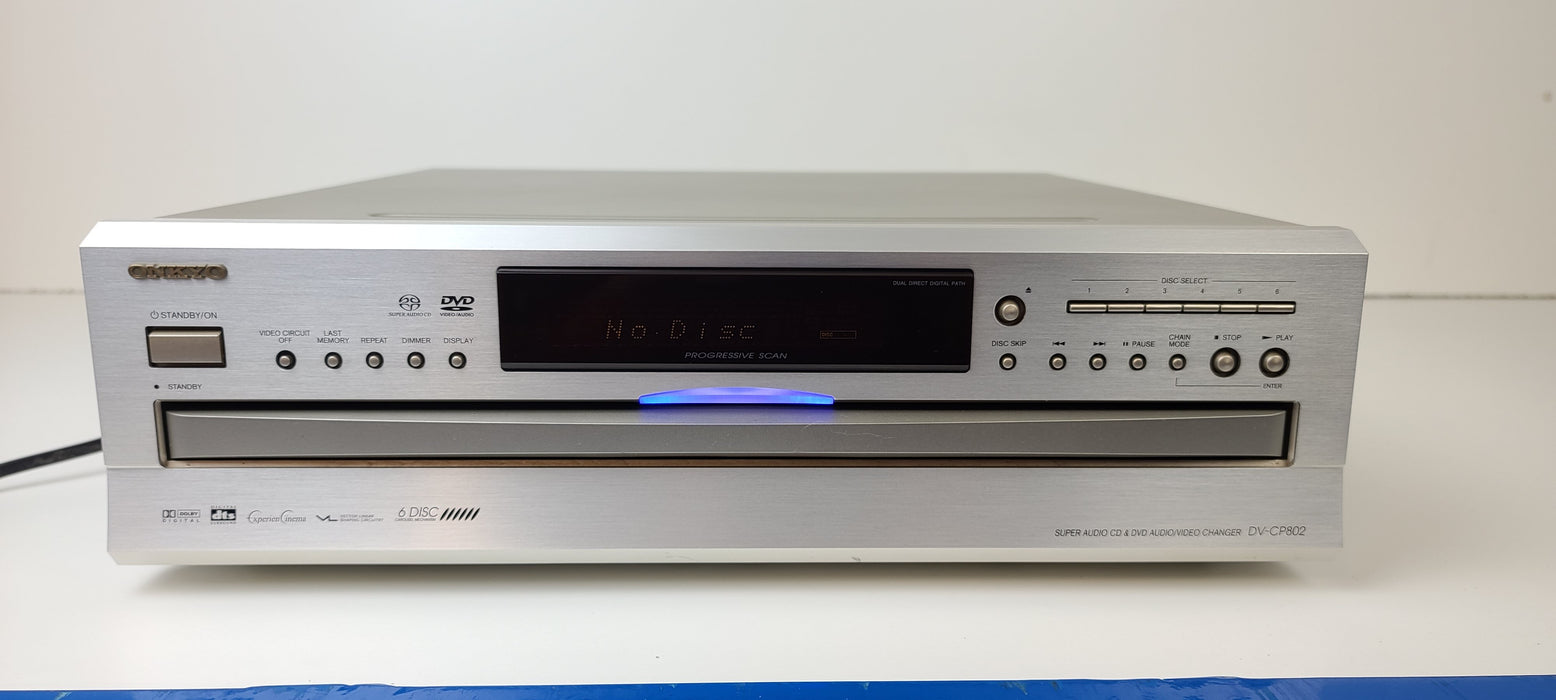 Onkyo DV-CP802 6-Disc Carousel DVD Changer-Electronics-SpenCertified-refurbished-vintage-electonics