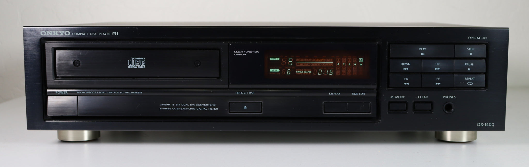 Onkyo DX1400 Single Disc CD Player Compact Disc Home Stereo Component