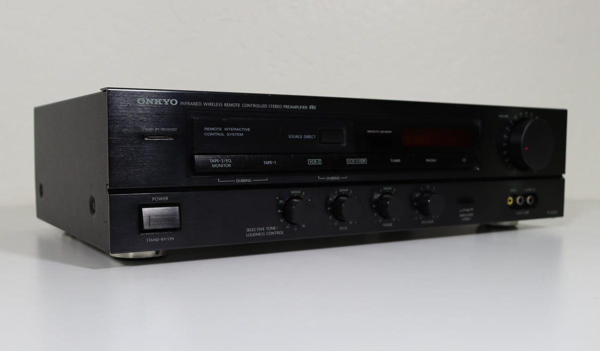 Onkyo P-3300 Stereo Preamplifier R1-Phono Preamps-SpenCertified-vintage-refurbished-electronics