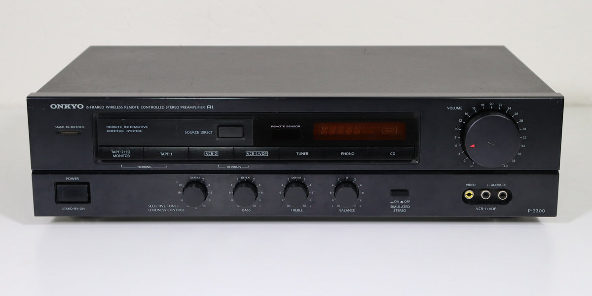 Onkyo P-3300 Stereo Preamplifier R1 — SpenCertified