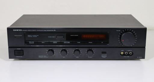 Onkyo P-3300 Stereo Preamplifier R1-Phono Preamps-SpenCertified-vintage-refurbished-electronics