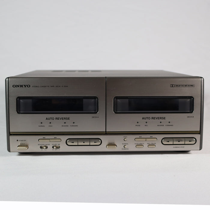 Onkyo PCS-05 Stereo Mini Shelf System CD/Dual Cassette/Amplifier/AM-FM Tuner-Electronics-SpenCertified-refurbished-vintage-electonics