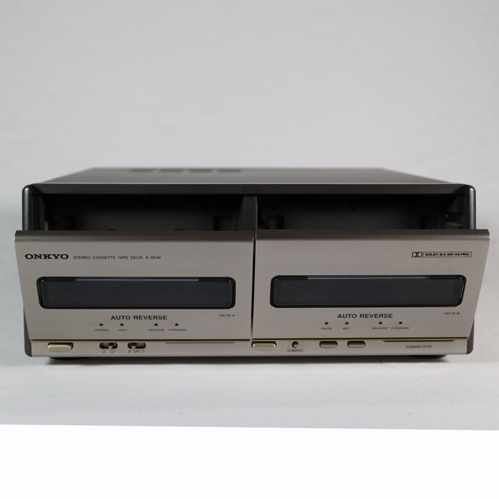 Onkyo PCS-05 Stereo Mini Shelf System CD/Dual Cassette/Amplifier/AM-FM Tuner-Electronics-SpenCertified-refurbished-vintage-electonics