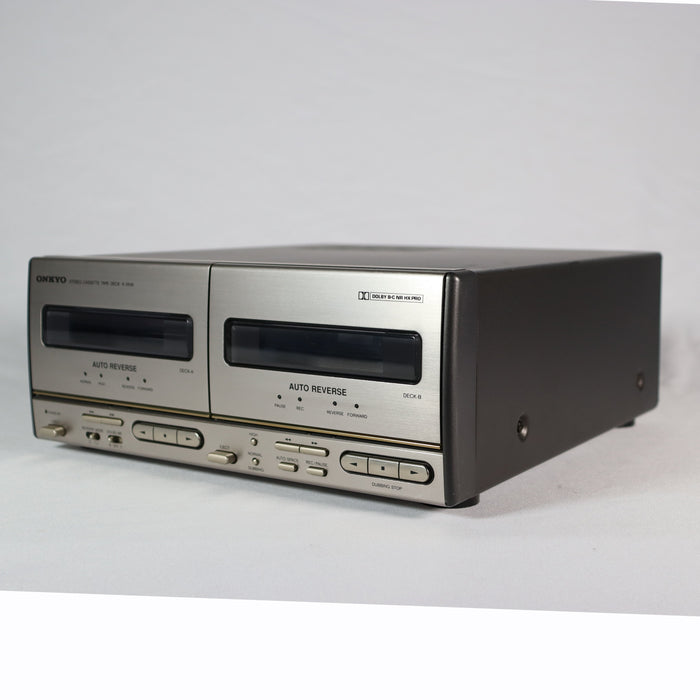 Onkyo PCS-05 Stereo Mini Shelf System CD/Dual Cassette/Amplifier/AM-FM Tuner-Electronics-SpenCertified-refurbished-vintage-electonics