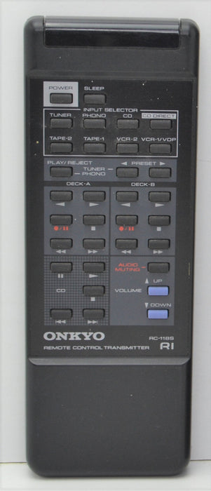 Onkyo RC-118S Audio Video Receiver Remote Control for TX-850 and TX-830-Remote-SpenCertified-refurbished-vintage-electonics