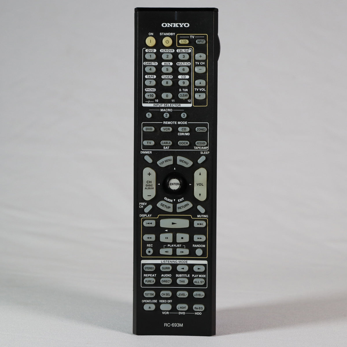 Onkyo RC-693M RemoteControl for A/V Receiver Models TX-SR705&TX-SR705S ...
