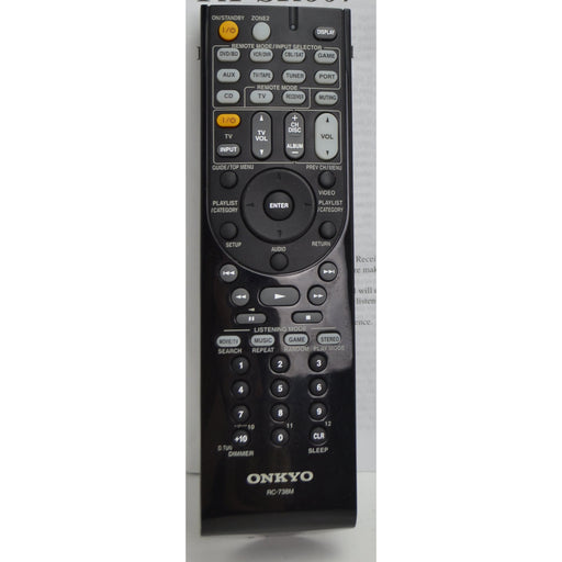 Onkyo RC-738M TX-SR607 Audio Video Receiver Remote Control ONLY-Remote-SpenCertified-vintage-refurbished-electronics