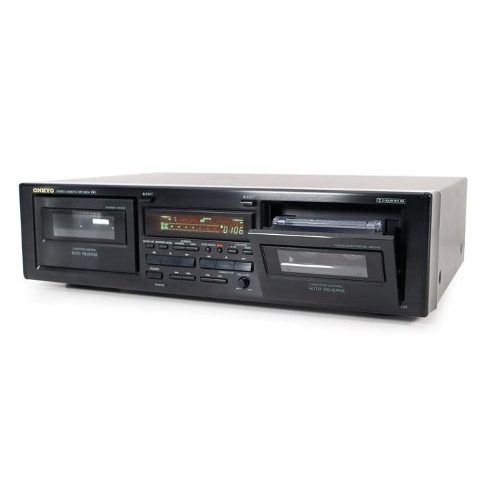 Onkyo TA-RW111 Dual Deck Cassette Player/Recorder-Electronics-SpenCertified-refurbished-vintage-electonics