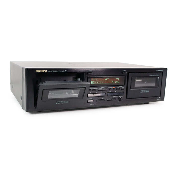 Onkyo TA-RW111 Dual Deck Cassette Player/Recorder-Electronics-SpenCertified-refurbished-vintage-electonics