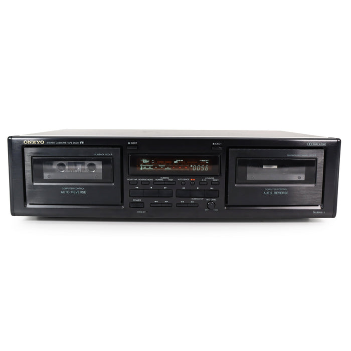 Onkyo TA-RW111 Dual Deck Cassette Player/Recorder-Electronics-SpenCertified-refurbished-vintage-electonics