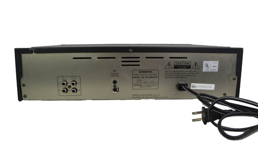 Onkyo - TA-RW470 - Dual Cassette Deck Player Recorder - Auto Reverse-Electronics-SpenCertified-refurbished-vintage-electonics