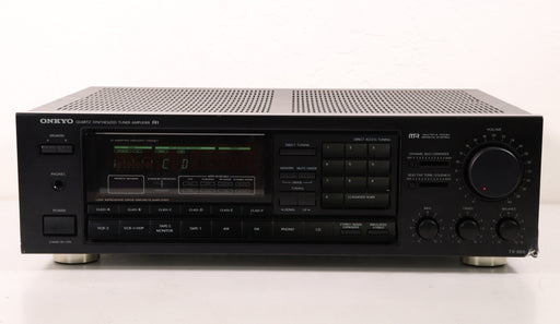 Onkyo Quartz Synthesized Tuner Amplifier R1 Black-Audio & Video Receivers-SpenCertified-vintage-refurbished-electronics