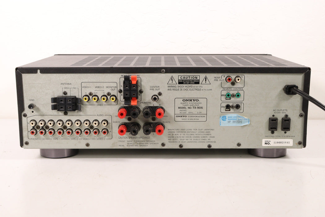 Onkyo Quartz Synthesized Amplifier R1 (Slightly Damaged)-Audio Amplifiers-SpenCertified-vintage-refurbished-electronics