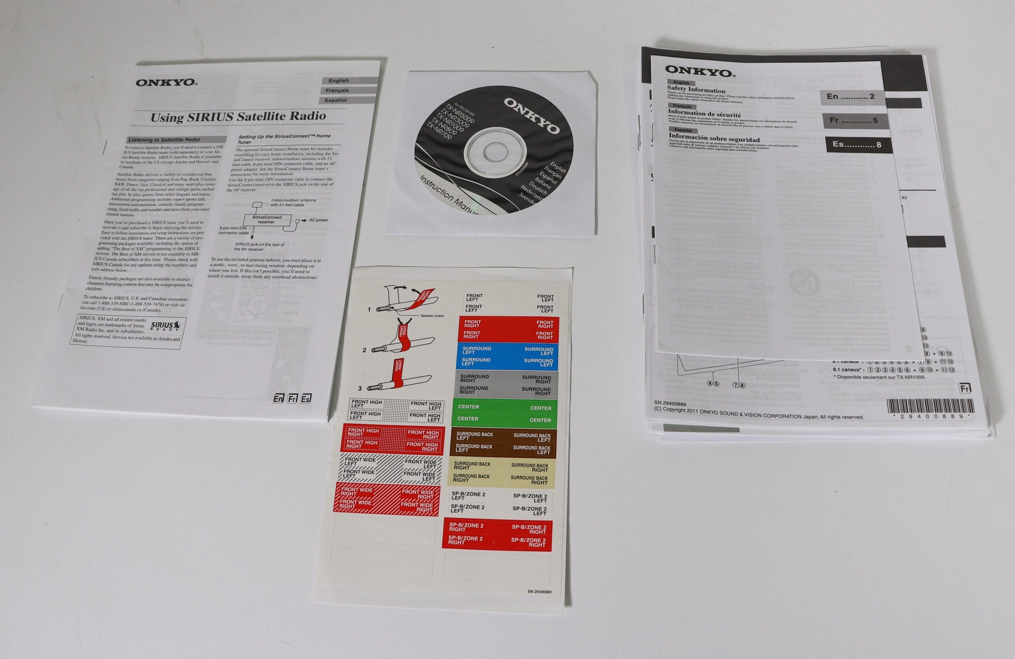 Onkyo TXNR809 AV Receiver AmpliTuner (Has problems, Bad HDMI board)