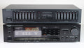 Onkyo Tuner Amplifier and Stereo Graphic Equalizer Combo Home System EQ-18 TX-82