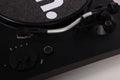 Onn 100006556 RS 3 Speed Turntable Record Player System Black Slick
