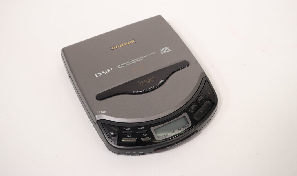 Optimus CD-3490 Portable Compact Disc CD Player Digital Signal Process