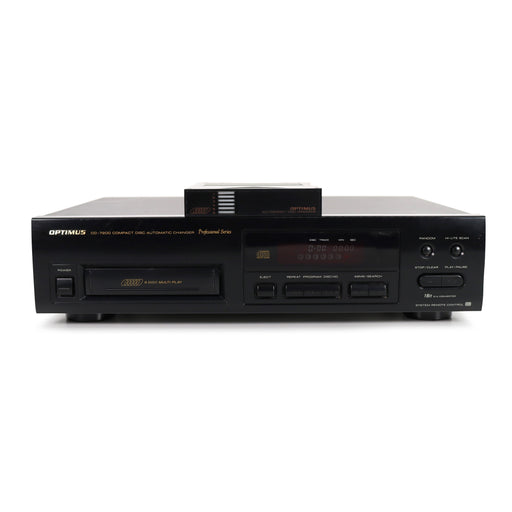 Optimus CD-7200 6 Disc Magazine Multiple Compact Disc CD Player - Synchro System-Electronics-SpenCertified-refurbished-vintage-electonics